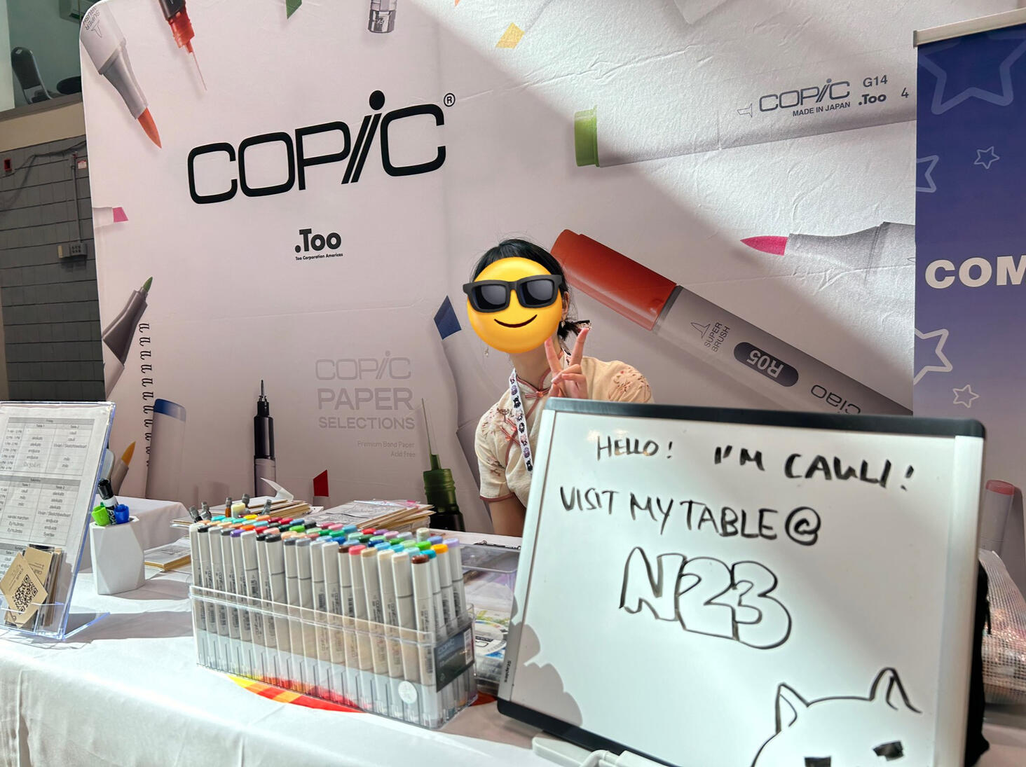 Copic Booth at Anime NYC 2024