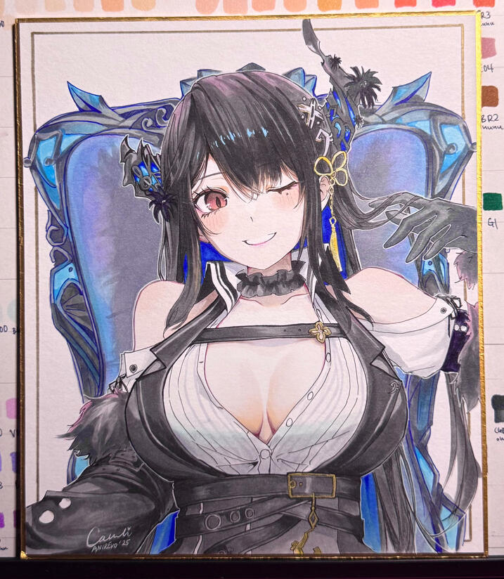 Medium Shikishi Sample