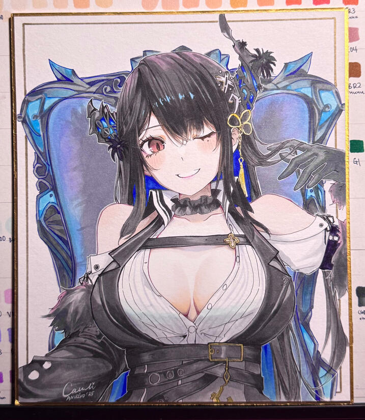 Medium Shikishi Sample